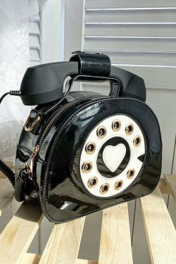 Y2K Grunge Retro 90s Old School Phone Shoulder Bag - Perfect for Y2K Summer and Party Outfits
