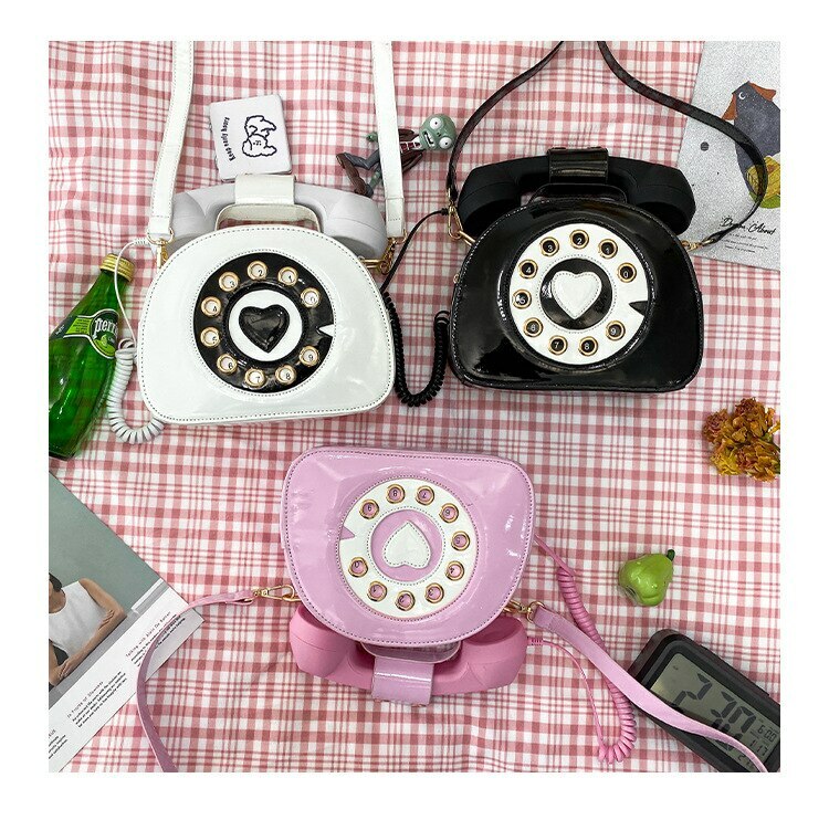 Y2K Grunge Retro 90s Old School Phone Shoulder Bag - Perfect for Y2K Summer and Party Outfits