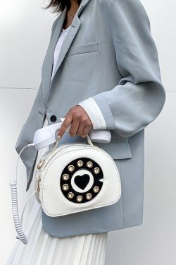 Y2K Grunge Retro 90s Old School Phone Shoulder Bag - Perfect for Y2K Summer and Party Outfits