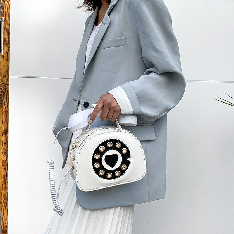 Y2K Grunge Retro 90s Old School Phone Shoulder Bag - Perfect for Y2K Summer and Party Outfits