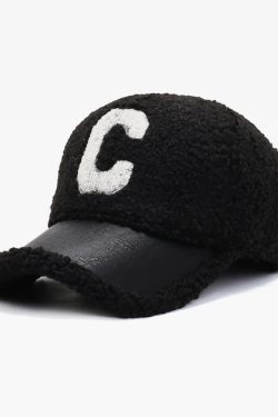 Y2K Grunge Retro 90s Style C Baseball Cap - Perfect for Y2K Summer Outfits and 90s Fashion