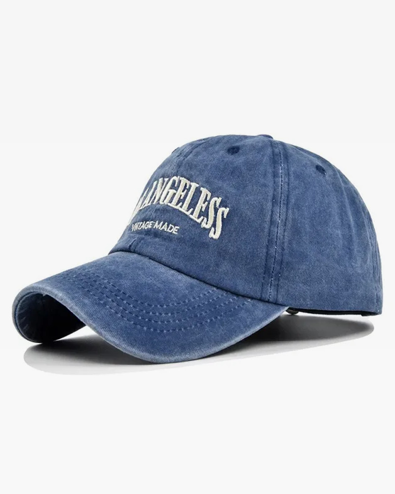 Y2K Grunge Retro 90s Summer Outfit - Los Angeles Vintage Cap for Y2K Fashion & 90s Style