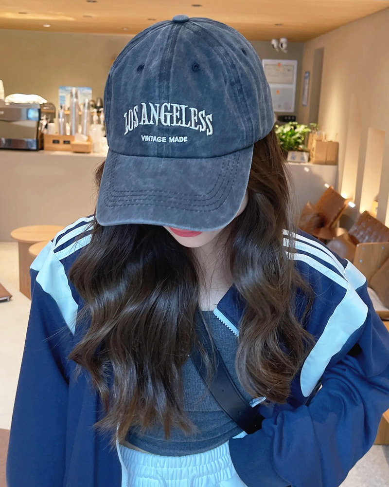 Y2K Grunge Retro 90s Summer Outfit - Los Angeles Vintage Cap for Y2K Fashion & 90s Style