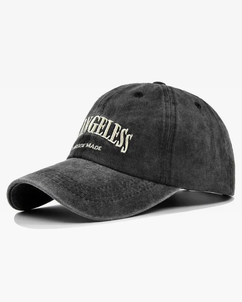 Y2K Grunge Retro 90s Summer Outfit - Los Angeles Vintage Cap for Y2K Fashion & 90s Style