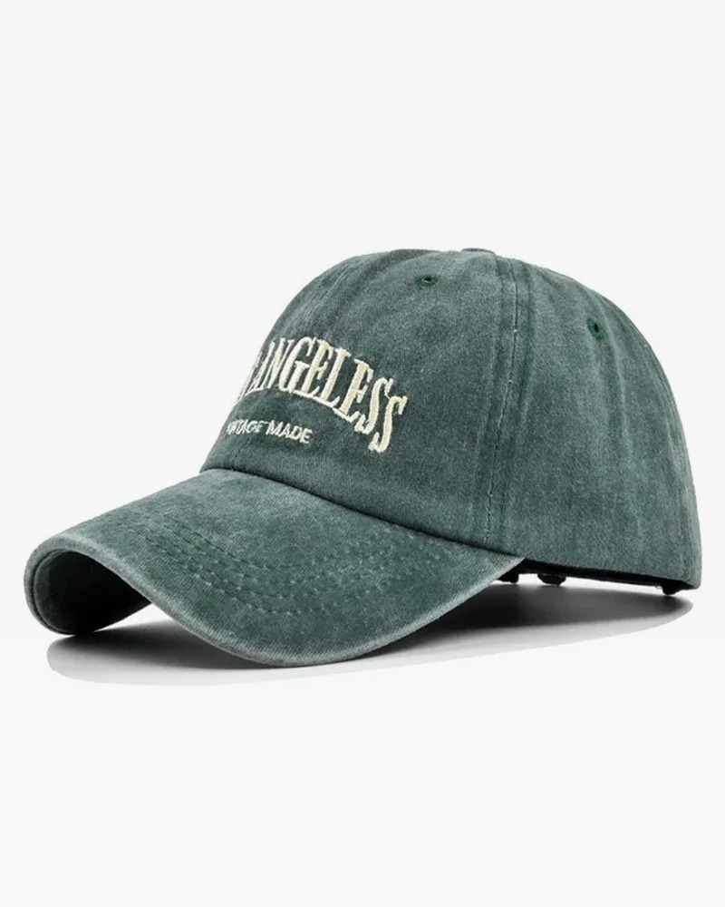 Y2K Grunge Retro 90s Summer Outfit - Los Angeles Vintage Cap for Y2K Fashion & 90s Style
