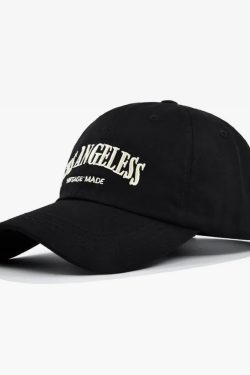 Y2K Grunge Retro 90s Summer Outfit - Los Angeles Vintage Cap for Y2K Fashion & 90s Style