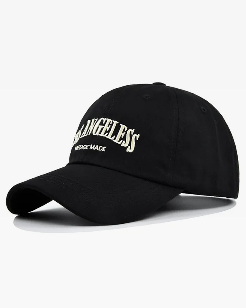 Y2K Grunge Retro 90s Summer Outfit - Los Angeles Vintage Cap for Y2K Fashion & 90s Style