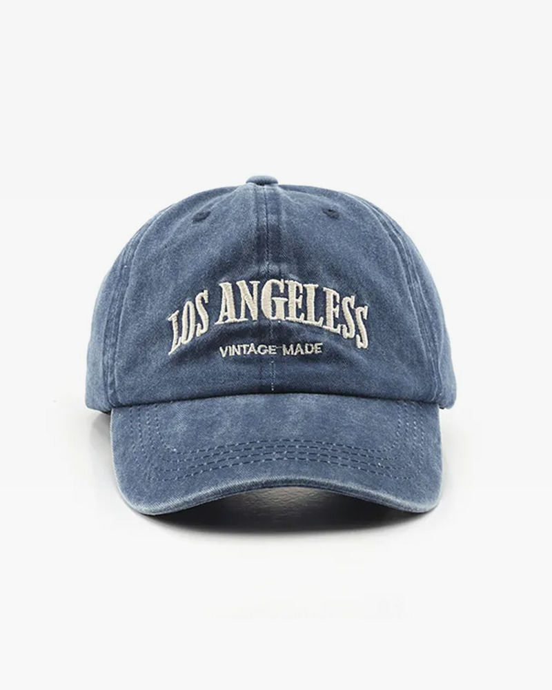 Y2K Grunge Retro 90s Summer Outfit - Los Angeles Vintage Cap for Y2K Fashion & 90s Style