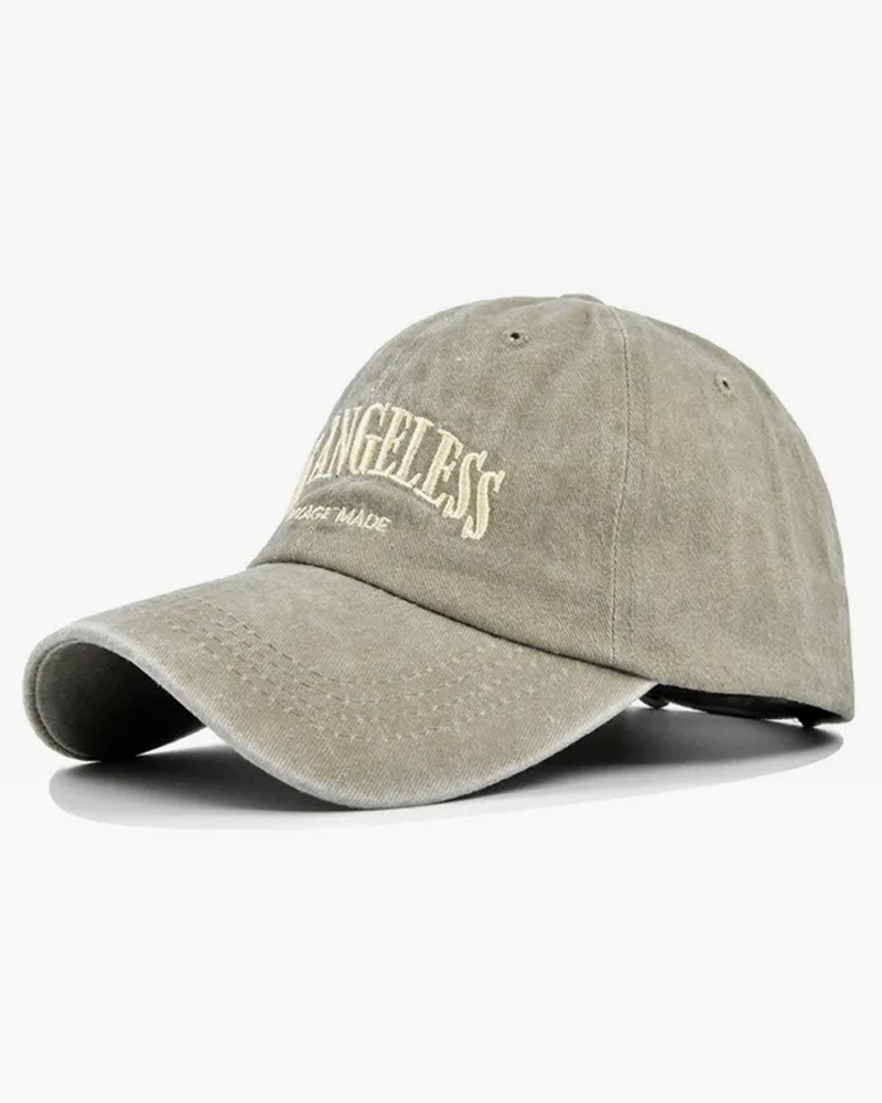 Y2K Grunge Retro 90s Summer Outfit - Los Angeles Vintage Cap for Y2K Fashion & 90s Style