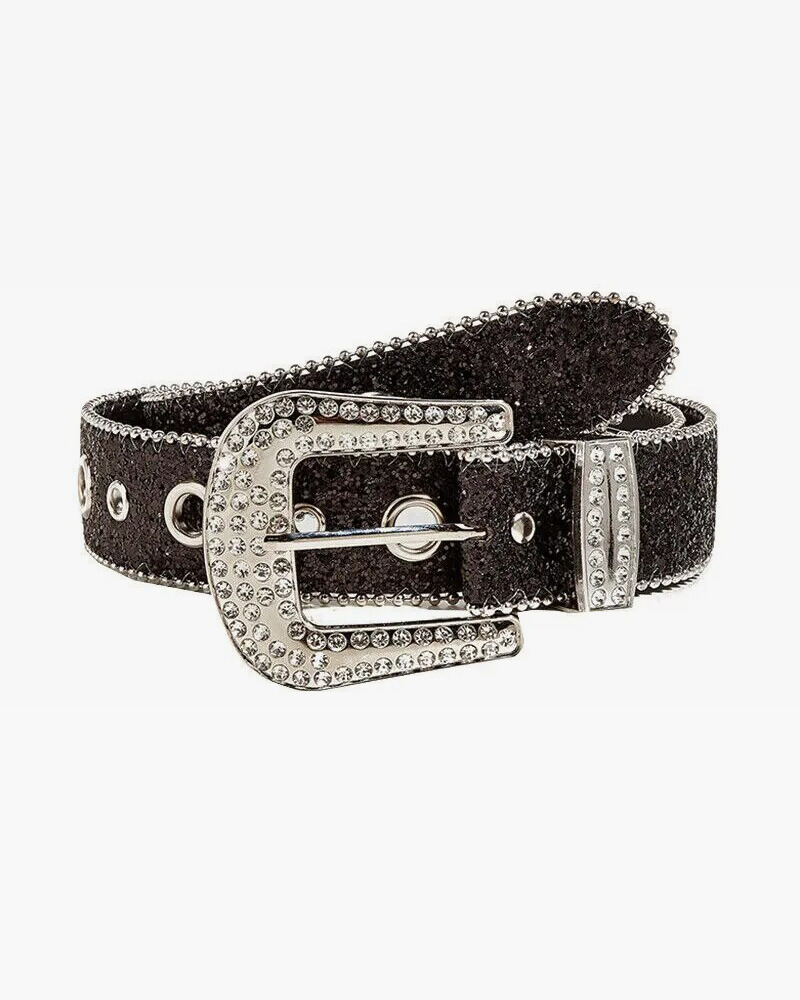 Y2K Grunge Rhinestone Belt - Perfect for 90s Outfits, Y2K Summer, and Retro Party Looks
