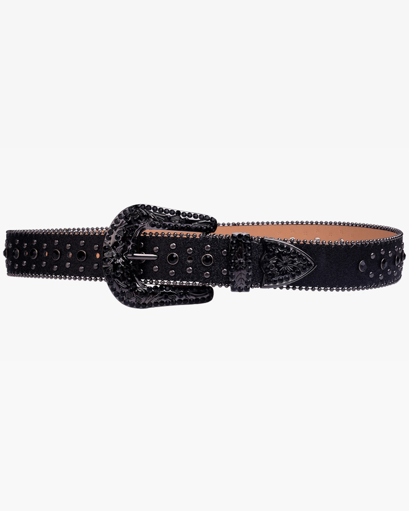 Y2K Grunge Rhinestone Belt - Perfect for 90s Outfits, Y2K Summer, and Retro Party Looks