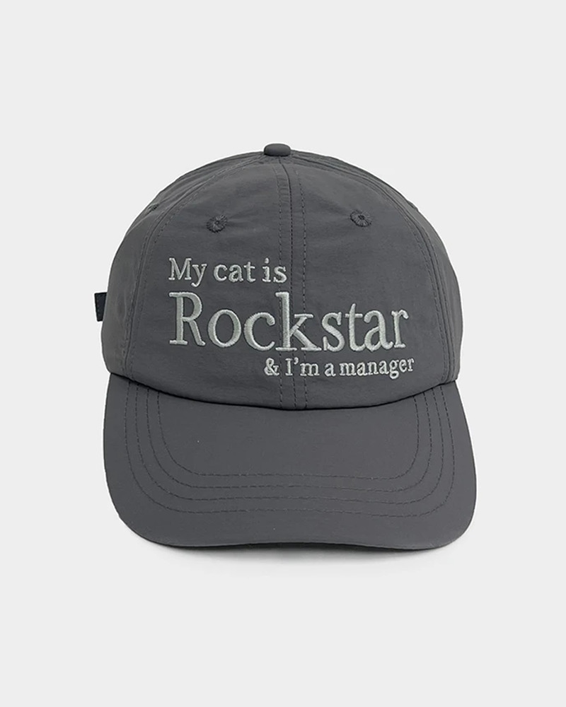 Y2K Grunge Rockstar Cat Manager Hat - Retro 90s Fashion, Y2K Summer & Party Outfits