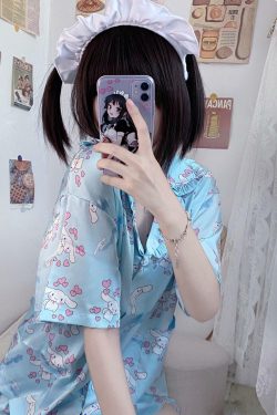 Y2K Grunge Sanriocore Pajamas Set - Retro 90s Summer Outfit, Pastel Goth, Y2K Fashion
