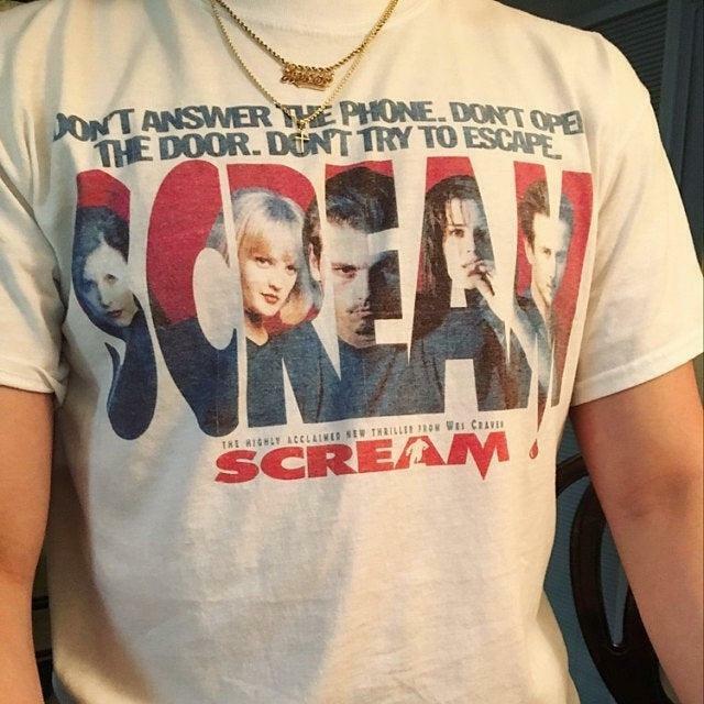 Y2K Grunge Scream Don't Answer The Phone T-Shirt - Retro 90s Fashion, Gothic Y2K Style