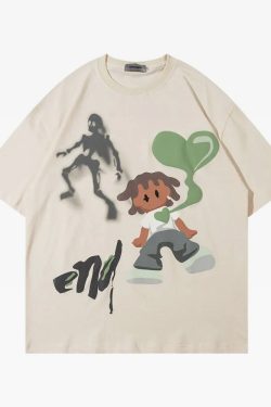 Y2K Grunge Shirt for Men - Retro 90s Fashion, Summer Outfits, and Hip Hop Style