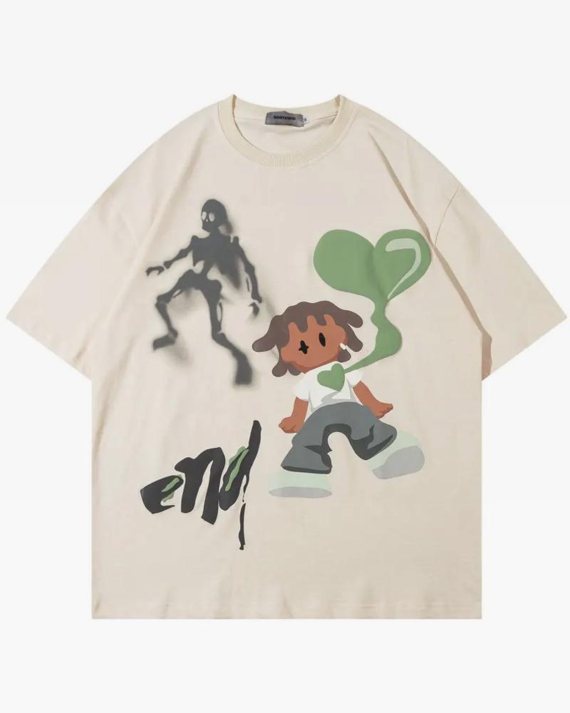 Y2K Grunge Shirt for Men - Retro 90s Fashion, Summer Outfits, and Hip Hop Style