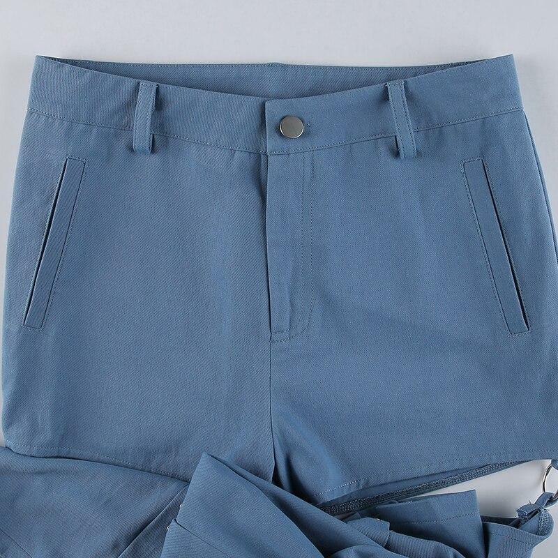Y2K Grunge Side Split Pants - Retro 90s Fashion, Summer Outfits, and Club Party Looks