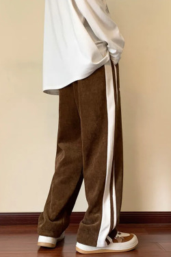Y2K Grunge Side Stripe Sweatpants - Retro 90s Fashion, Summer Outfits, and Clubwear