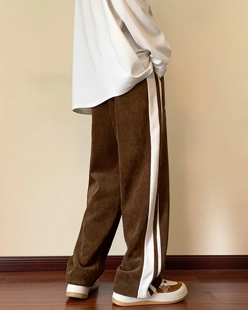 Y2K Grunge Side Stripe Sweatpants - Retro 90s Fashion, Summer Outfits, and Clubwear