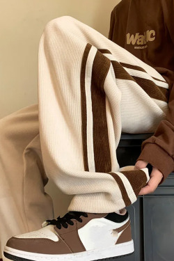 Y2K Grunge Side Stripe Sweatpants - Retro 90s Fashion, Summer Outfits, and Clubwear