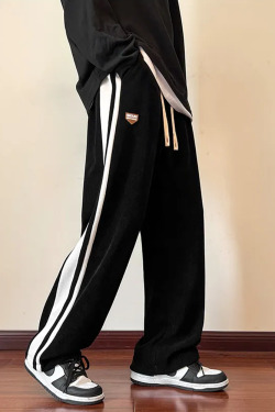 Y2K Grunge Side Stripe Sweatpants - Retro 90s Fashion, Summer Outfits, and Clubwear
