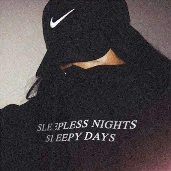 Y2K Grunge Sleepless Nights Hoodie - Retro 90s Fashion, Summer Outfits, and Pastel Goth Style