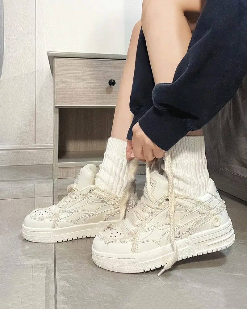 Y2K Grunge Sneakers - Retro 90s Fashion, Y2K Summer Outfits, Hip Hop Style, Y2K Party Shoes