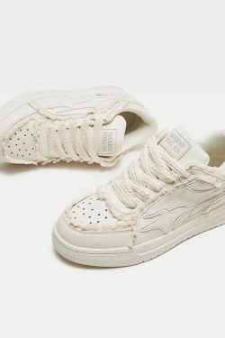 Y2K Grunge Sneakers - Retro 90s Fashion, Y2K Summer Outfits, Hip Hop Style, Y2K Party Shoes