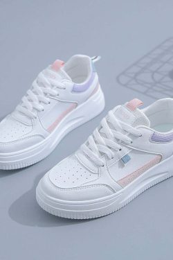 Y2K Grunge Soft Girl Kawaii Aesthetic Sneakers - 90s Retro Summer Outfits & Pastel Goth Style