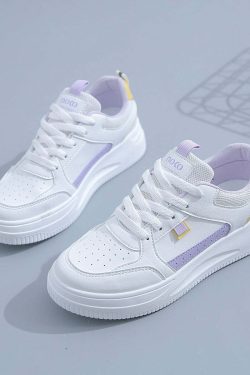 Y2K Grunge Soft Girl Kawaii Aesthetic Sneakers - 90s Retro Summer Outfits & Pastel Goth Style