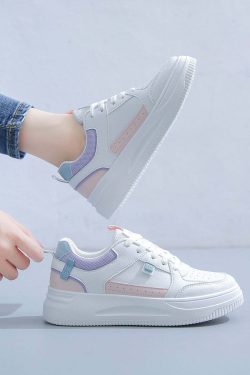 Y2K Grunge Soft Girl Kawaii Aesthetic Sneakers - 90s Retro Summer Outfits & Pastel Goth Style