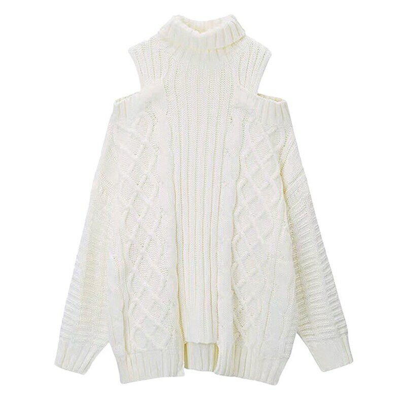 Y2K Grunge Soft Girl Turtleneck Sweater Pullover - 90s Retro Summer & Party Outfit