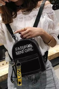 Y2K Grunge Sour Puff Mini Transparent Backpacks - 90s Fashion, Retro Style, Pastel Goth Outfits