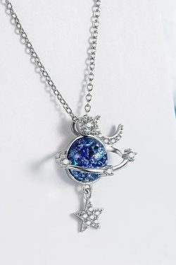 Y2K Grunge Star and Moon Necklace - Perfect for 90s, Retro, and Summer Y2K Outfits