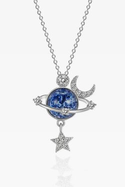 Y2K Grunge Star and Moon Necklace - Perfect for 90s, Retro, and Summer Y2K Outfits