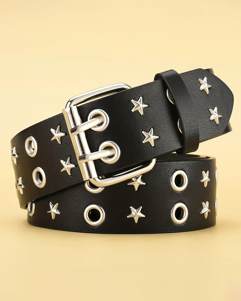 Y2K Grunge Star Belt - Perfect for 90s Outfits, Y2K Summer, and Retro Party Looks