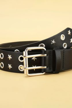 Y2K Grunge Star Belt - Perfect for 90s Outfits, Y2K Summer, and Retro Party Looks