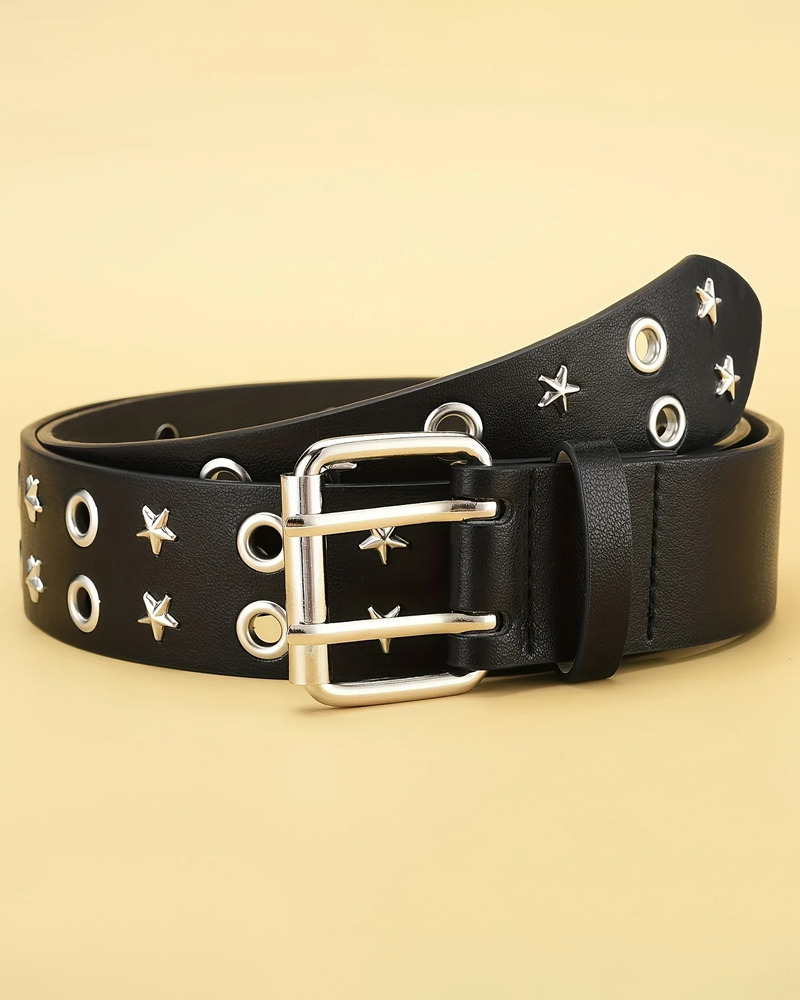 Y2K Grunge Star Belt - Perfect for 90s Outfits, Y2K Summer, and Retro Party Looks