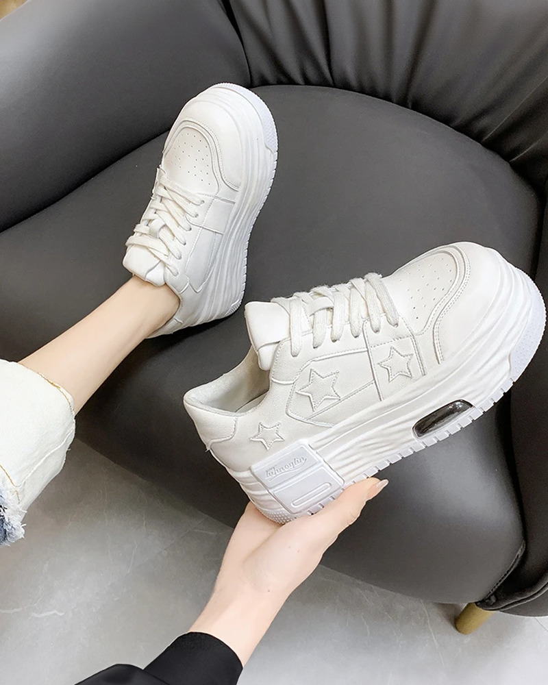 Y2K Grunge Star Platform Sneakers - Retro 90s Fashion, Summer Outfits, and Party Looks