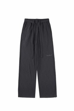 Y2K Grunge Straight-Leg Lounge Pants - Retro 90s Fashion, Summer Y2K Outfits, Pastel Goth