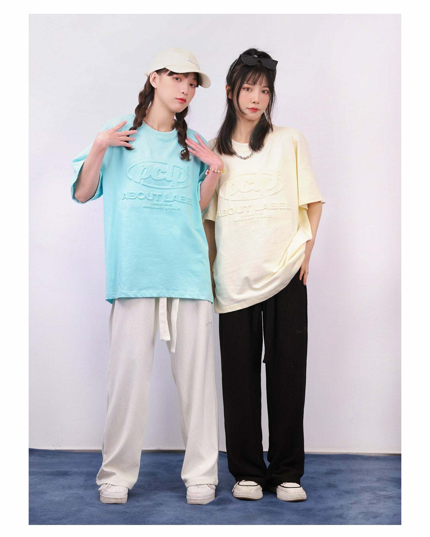 Y2K Grunge Straight-Leg Lounge Pants - Retro 90s Fashion, Summer Y2K Outfits, Pastel Goth