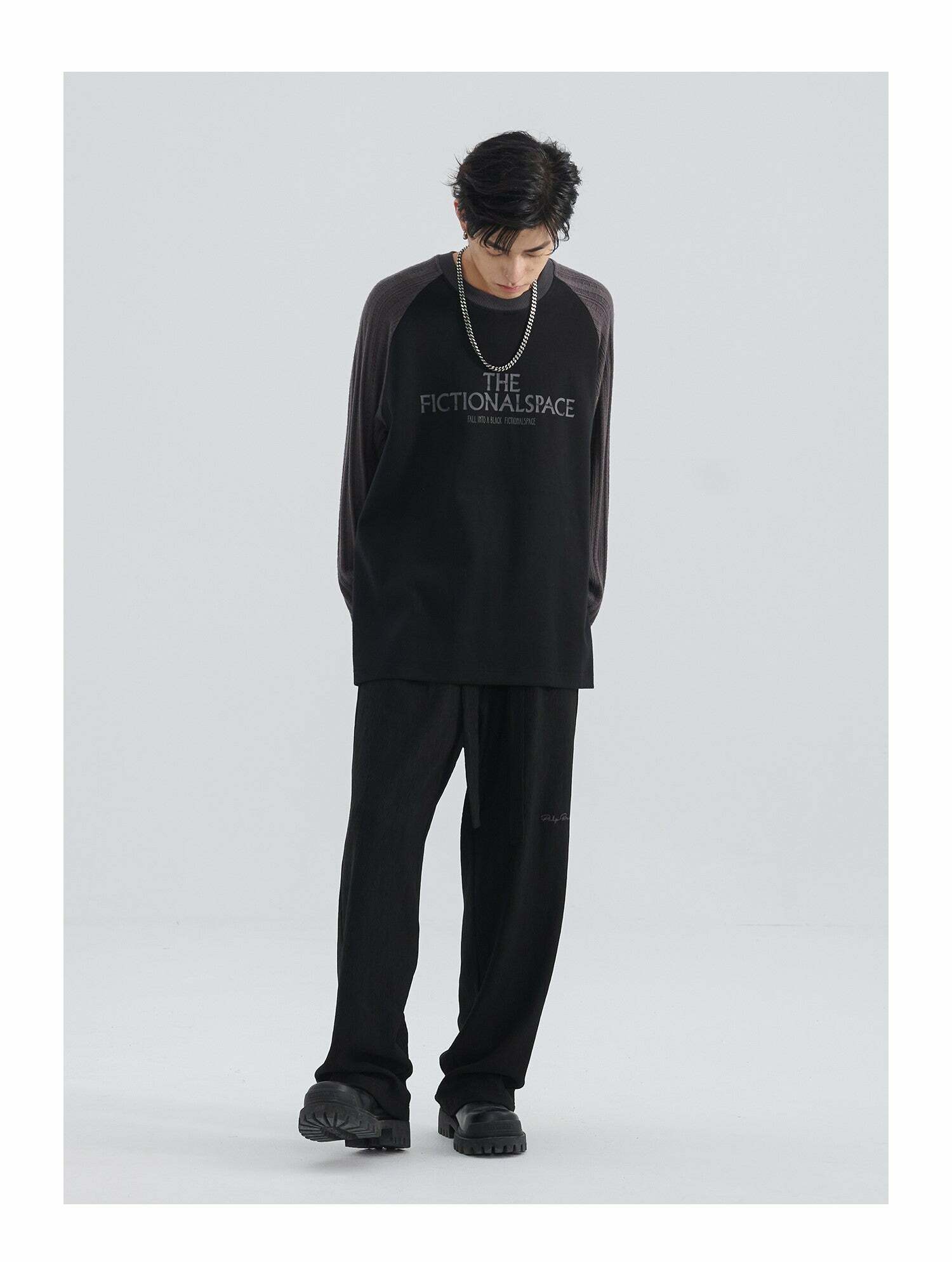 Y2K Grunge Straight-Leg Lounge Pants - Retro 90s Fashion, Summer Y2K Outfits, Pastel Goth