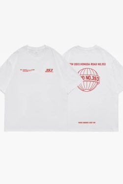 Y2K Grunge Streetwear Tee Shirt - 90s Retro Summer Outfit, Pastel Goth, Hip Hop Fashion
