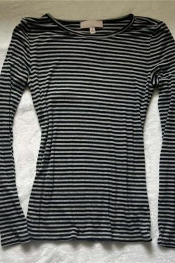 Y2K Grunge Striped Long Sleeve Top - 90s Fashion, Retro Style, Y2K Summer Outfits