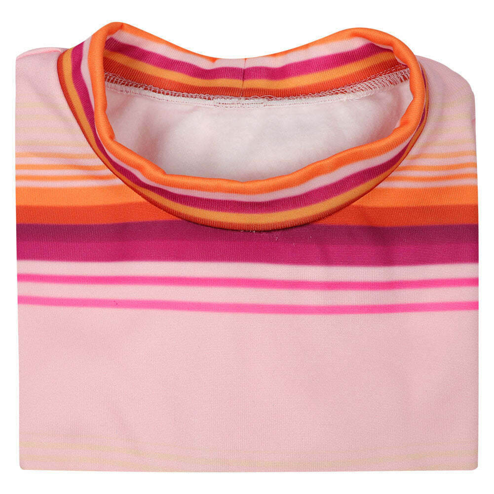 Y2K Grunge Striped Sweatshirt - Retro 90s Fashion, Pastel Goth, Y2K Club & Party Outfits