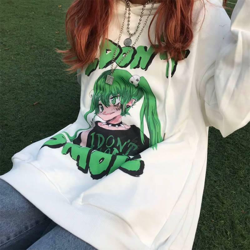 Y2K Grunge Summer Hoodie - Retro 90s Fashion, Gothic Y2K, Pastel Goth, Y2K Club Outfit
