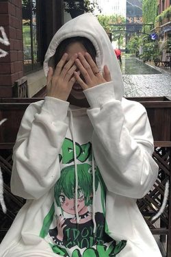 Y2K Grunge Summer Hoodie - Retro 90s Fashion, Gothic Y2K, Pastel Goth, Y2K Club Outfit