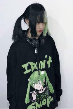 Y2K Grunge Summer Hoodie - Retro 90s Fashion, Gothic Y2K, Pastel Goth, Y2K Club Outfit