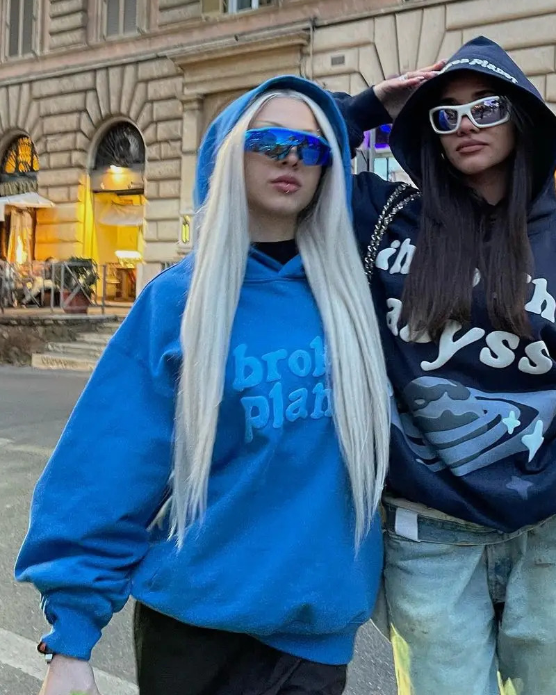 Y2K Grunge Summer Hoodie - Retro 90s Fashion, Pastel Goth, Y2K Club & Party Outfits