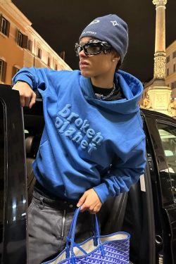 Y2K Grunge Summer Hoodie - Retro 90s Fashion, Pastel Goth, Y2K Club & Party Outfits